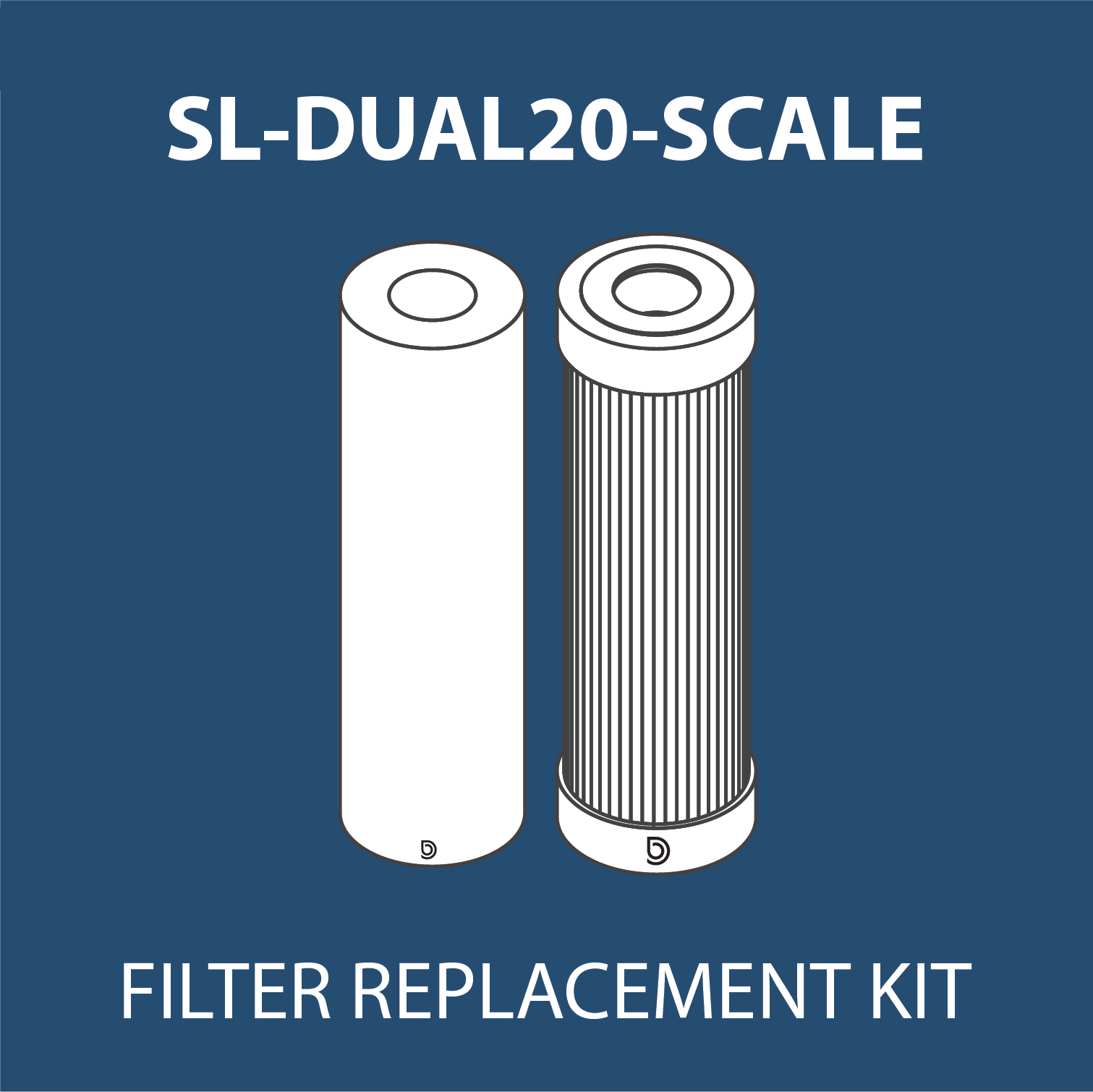 SL-DUAL20-SCALE Replacement Filter Kit